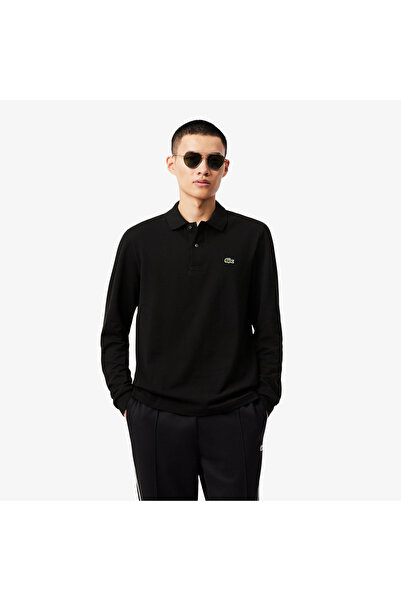 Lacoste L.12.12 Erkek Classic Fit Uzun Kollu Siyah Polo