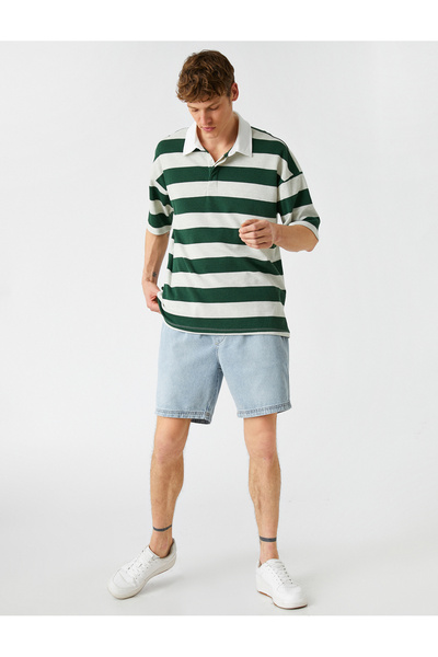 Koton Χαλαρό κομμένο τζιν σορτς