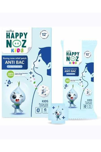 Happy Noz Anti Bac Runny Nose Relief Patches with Tea Tree Oil – Kids