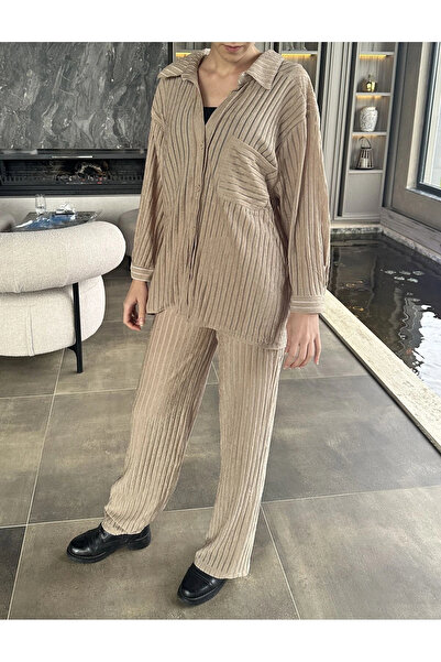 Fast Perry OVERSİZE GÖMLEK PANTLON EŞOFMAN TAKIM