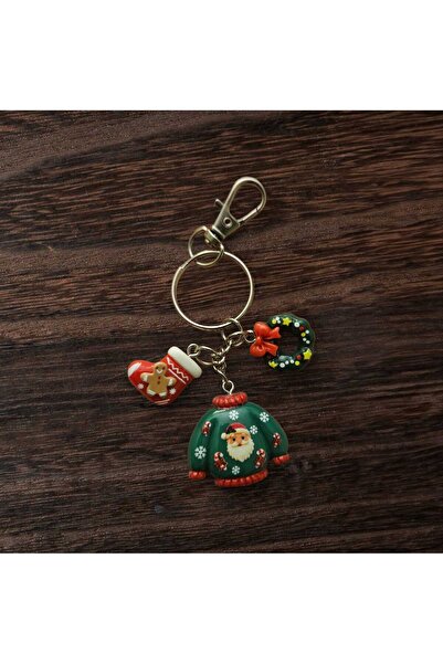 Pawnest Handmade Christmas Themed Sweater Figured Keychain – Small, Stylish a...