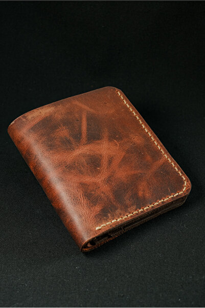 INKD Leather Vertical Classic Men's Wallet - Genuine Cowhide Leather - Handcr...