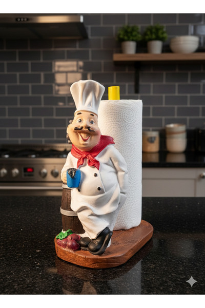 TÜRKÜ HEDİYELİK Aşçı Kağıt Havluluk | Peçetelik Tasarımı | Kağıt Rulo Havlulu...