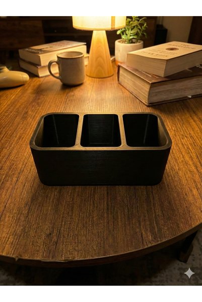 ND Shopping Modern Tv Remote Organizer – 3 Compartments, Spacious Design