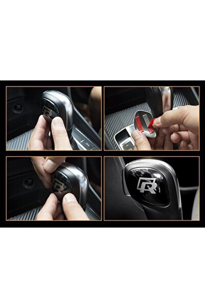 Space Vw R vites topuzu logosu arması amblemi siyah