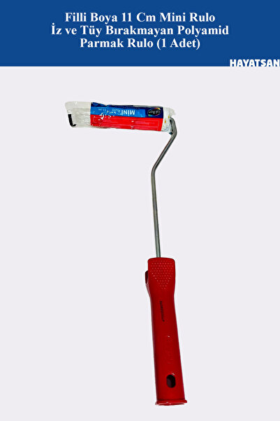 Filli Boya 11 Cm Mini Rulo - İz ve Tüy Bırakmayan Polyamid Parmak Rulo (1 Adet)