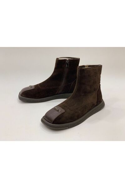 evva shoes Hakiki Süet Çok Rahat Günlük Kadın Bot