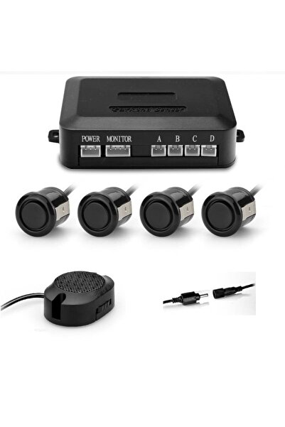 AEM AEMPART Araç geri park sensörü bip bip ses ikazlı siyah 18mm göz