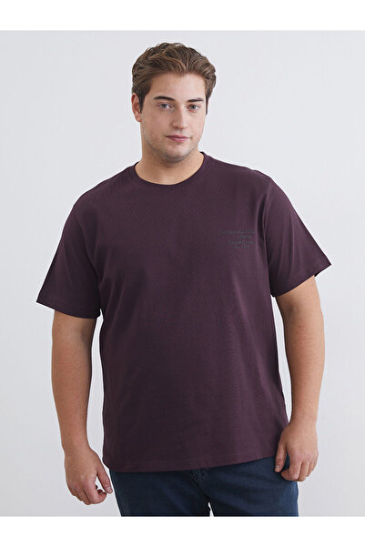 LC Waikiki Tricou LCWAIKIKI Classic Plus Size cu imprimeu bumbac moale pentru...