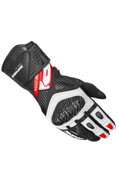 Spidi CARBO FIT DERİ ELDİVEN KIRMIZI