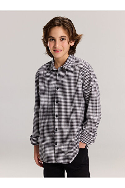 LC Waikiki Long Sleeve Plaid Boy's Shirt