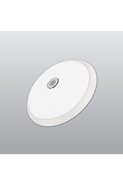 ACK Hareket Sensörlü Led Tavan Armatürü 18 Watt Beyaz Işık Montaj Aparatlı Kademe ve Zaman Ayarlı