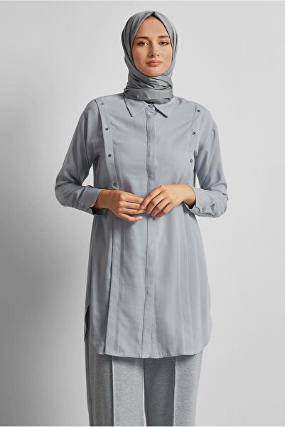 Alvina Shirt Collar Tunic 45328