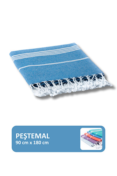 Happynesso Peştemal, Banyo, Plaj, Kamp Havlusu, Buldan, 90x180 Cm, Koyu Mavi ...