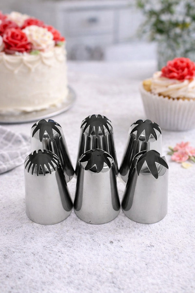 Adana Pasta Malzemeleri DUY SET METAL 6 ADET IVO-PST220