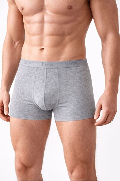 Bross 1000 2-пакетні еластичні сірі чоловічі боксери