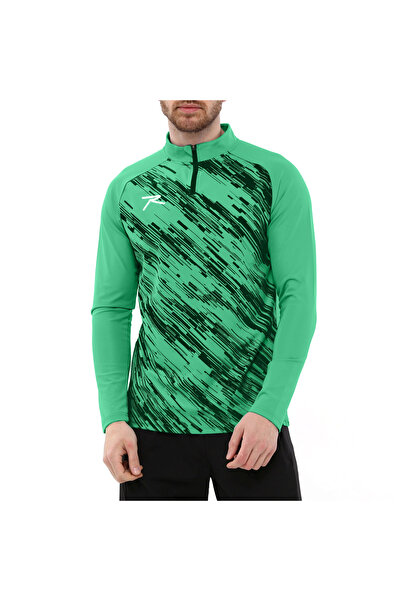 raru Світшот з напівзастібкою DIGNUS ЗЕЛЕНИЙ