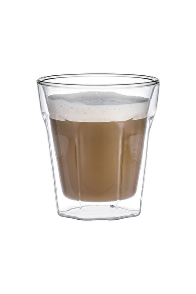 Leggno Vetro Çift Cidarlı Espresso Bardağı 2'li 80 ml