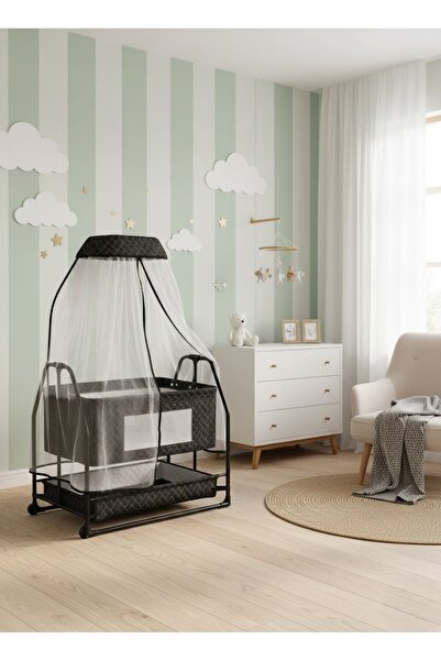 Eniyisiannesi Fileli Silinebilir Portatif Sallanır Anne Yanı Sepet Beşik Hama...