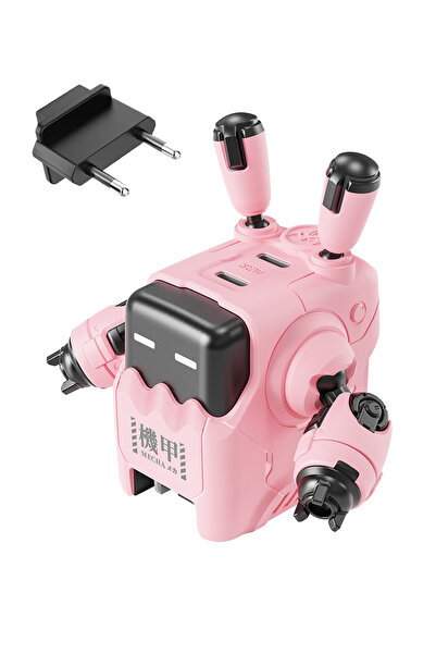 Gravastar Delta35 Pembe Robot Figürlü 35W Hızlı Şarj Adaptörü