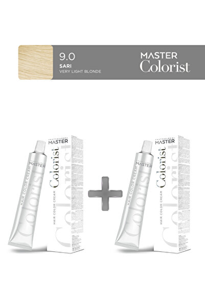 Master colorist 2'li Tüp Saç Boyası 60 ml 9.0 Sarı