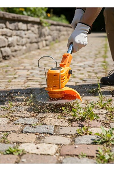KRAFT HART Şarjlı Çim Biçme Makinesi Teleskopik Uzatma Kollu Çim Dal Ot Biçme Şarjlı Tırpan Makinesi