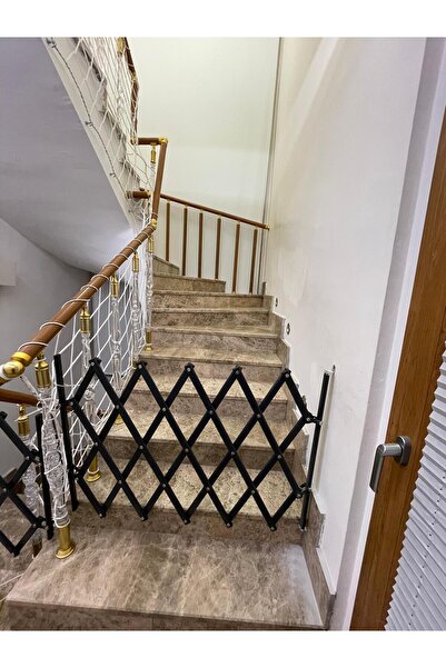 Rudu Akordiyon Çocuk, Bebek, Pet Merdiven Korkuluk Güvenlik Kapısı 40-140 Cm Arası Uzayabilen