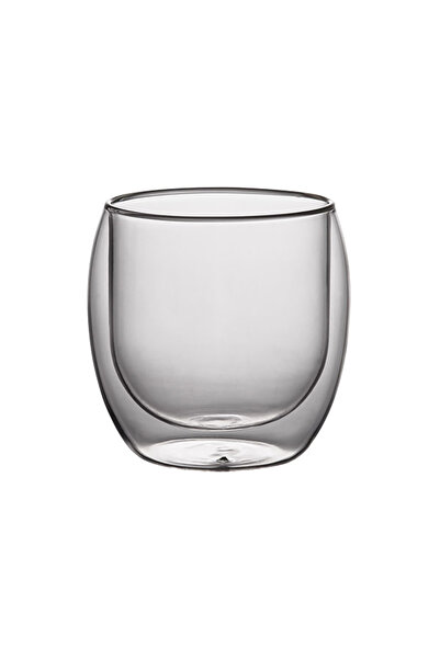 Leggno Vetro Çift Cidarlı Espresso Bardağı 2'li 100 ml