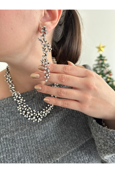 Charmist Zr tasarım zirkon küpe