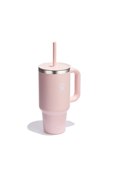 Hydro Flask Tumbler Pipetli Termos 946 ml Pudra Pembe