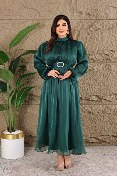 Matik Abiyem Tesettür Jan jan Şifon Tasarım Abiye