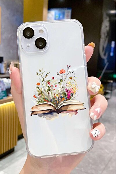 3GEN CASE İphone 15 Plus-İphone 14 Plus Uyumlu Desenli Şeffaf Silikon Kılıf