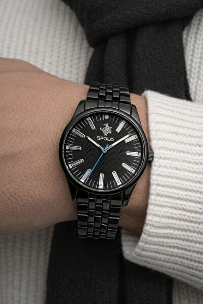 S.POLO Spolo Brand Men's Watch with Bracelet, Father's Day Gift