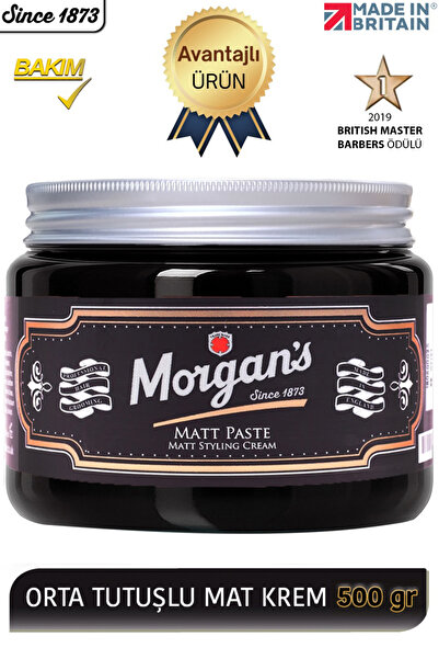 Morgan's Pomade Morgan's Matt Paste Styling Cream - Mat Bitiş Şekillendirici ...
