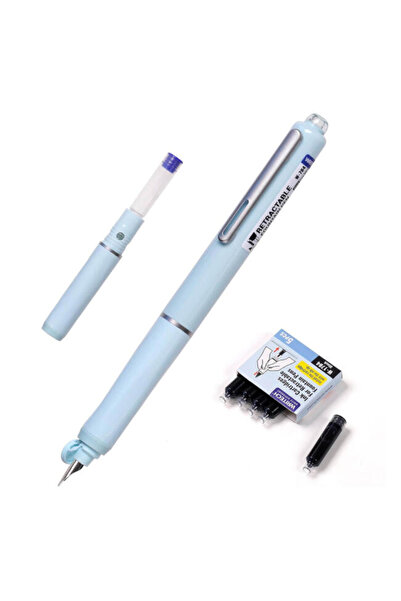 Writech W-784 BASMALI DOLMA KALEM MAVİ GÖVDE - BLİSTER