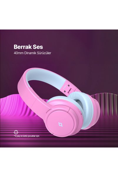 Ttec SoundBuddy 3 Kulaküstü Kablosuz Bluetooth Çocuk Kulaklığı - 2KM171