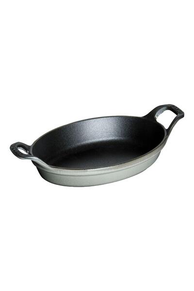 STAUB Döküm Sahan Oval 15 cm Gri