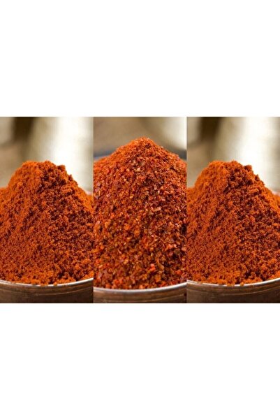 Kebap Gibi Maraş Biberi 3'lü (acı Toz Biber-tatlı Toz Biber-çok Acı Maraş Biberi) 3 Kg