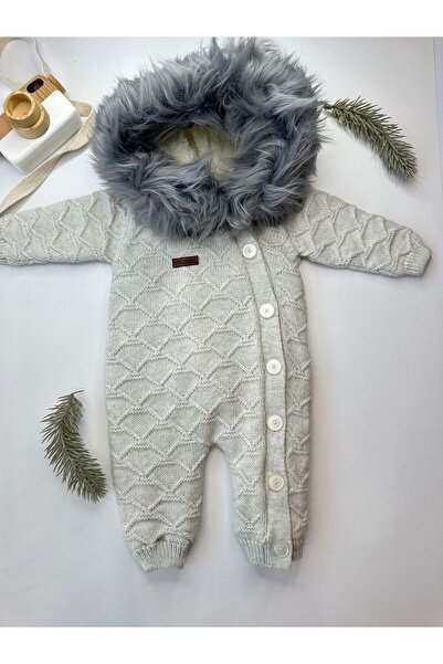 NİNOS ALEGRES KIZ-ERKEK %100 PAMUK YANDAN AÇILIMLI YÜNLÜ TULUM SKY BLUE