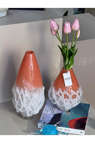 YASAR CONCEPT Whirl Glass Vase Set