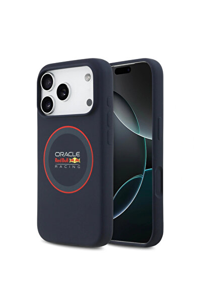 Red Bull iPhone 17 Pro Uyumlu Kılıf Redbull Lisanslı M-safeli Kırmızı Halka v...