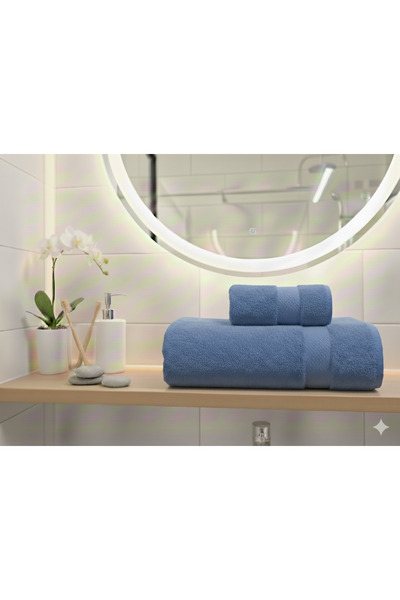 Pamira 50X90 70X140 BEREN BANYO HAVLU SETİ 2 PARÇA [1 EL YÜZ.BAŞ HAVLUSU,1 VÜ...
