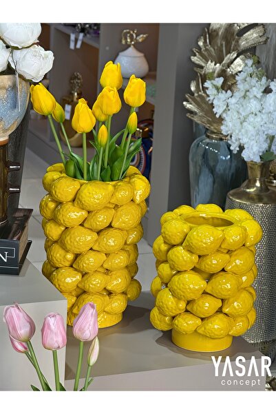 YASAR CONCEPT Limoncello Vase Large Size