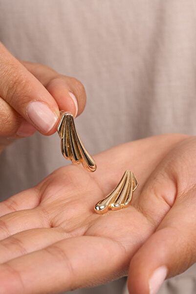 Elika Silver أقراط مجوهرات نسائية موديل Angel Wing