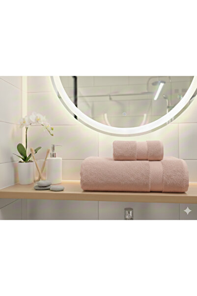 Pamira طقم مناشف حمام بيرين 50×90 و70×140، قطعتان [منشفة لليد والوجه والرأس، ...
