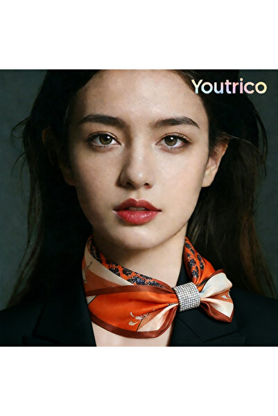 Youtrico وشاح مثقب، منقوش، مزدوج الجوانب، خيط عاكس، كلاسيكي، حصان، أنيق ومتناسق