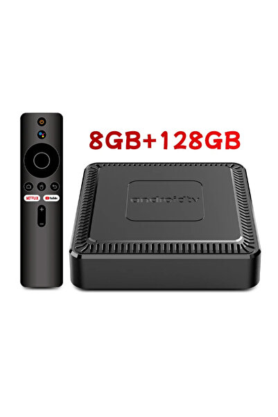 Choice جهاز استقبال تلفزيوني Q7-Voice14-08128 2026 Q7 بنظام أندرويد 14.0، مزود بقابس أمريكي، يدعم فك تشفير الفيديو عالي الدقة 8K، ومعالج Allwinner H313 بتقنية الواي فاي.