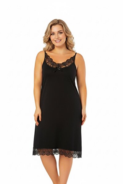 BNM Women's Plus Size (oversized) Strappy Nightgown