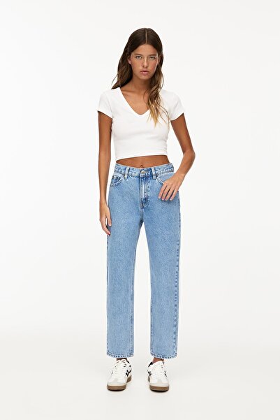 Pull & Bear Basic mom jean