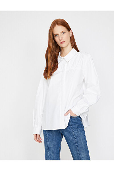 Koton Μακρυμάνικο πουκάμισο από ποπλίνα